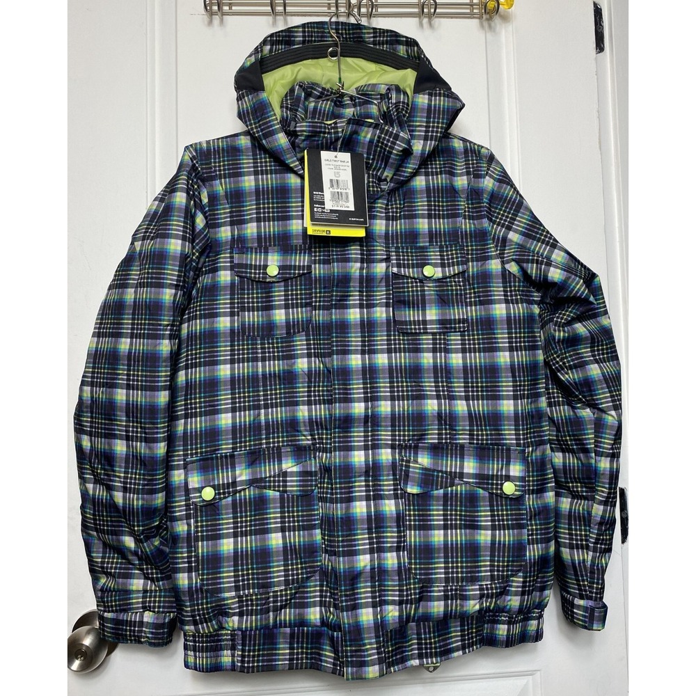 Burton DryRide Ski Snow Board Jacket Girl XL 18 Winter Insulated Twist Bomber